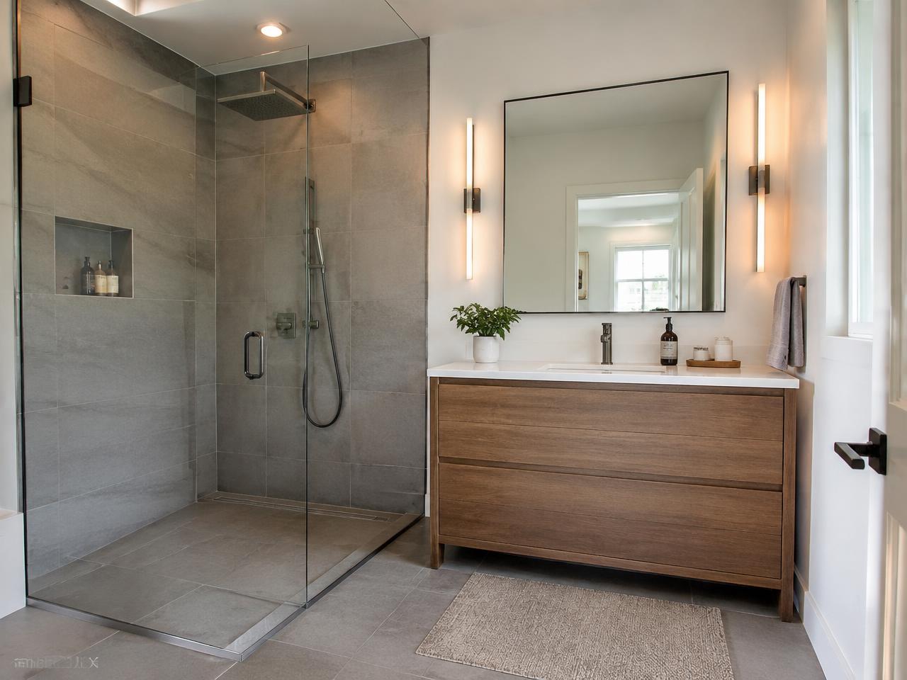 Salle de bain contemporaine